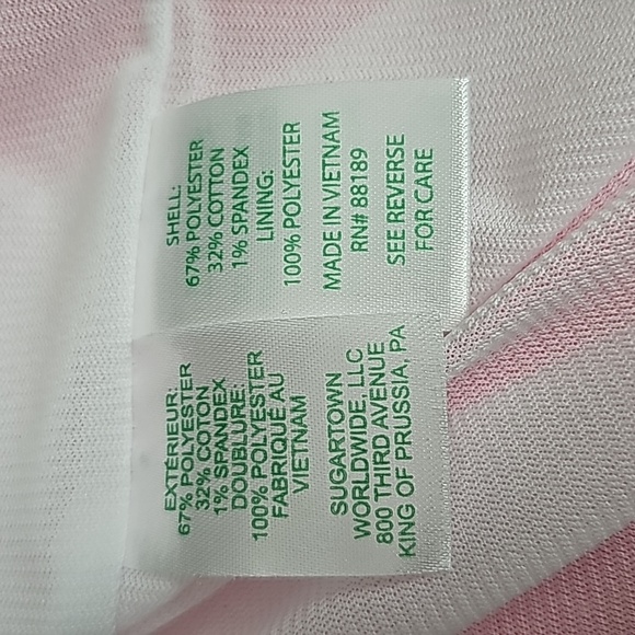 Lilly Pulitzer Tisbury Shift Dress Prosecco Pink Lucky Catch Stripe Sz Small - Picture 11 of 16